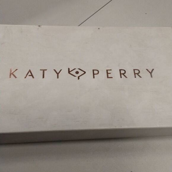 Katy Perry Collections Blue and White Striped Heels - Picture 2 of 6